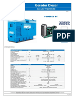 Gerador 500 KVA Diesel 60Hz