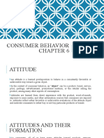 Consumer Behavior: Consumer Attitude Formation and Change