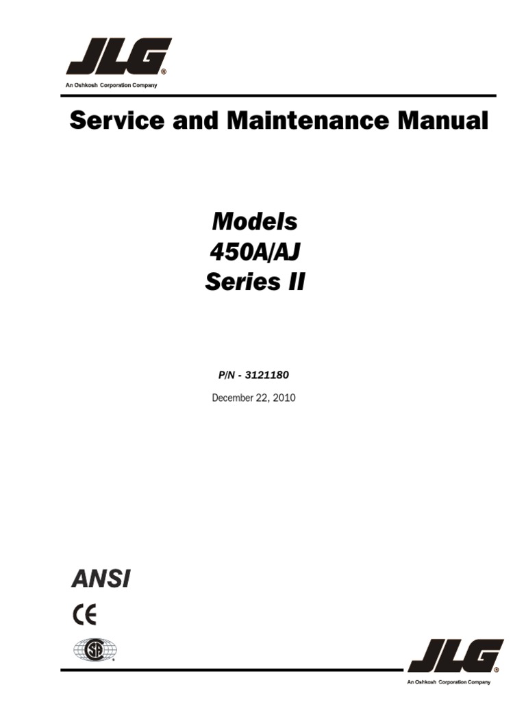 Jlg 450Aj Troubleshooting Manual: Expert Tips for Quick Fixes