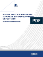 South Africa'S Progress Towards Its Development Objectives: 2020 Assessment Report