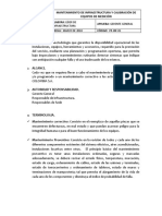 Pr-Inf-01 Mantenimiento de Infraestructura y Calibración de Equipos de Medición