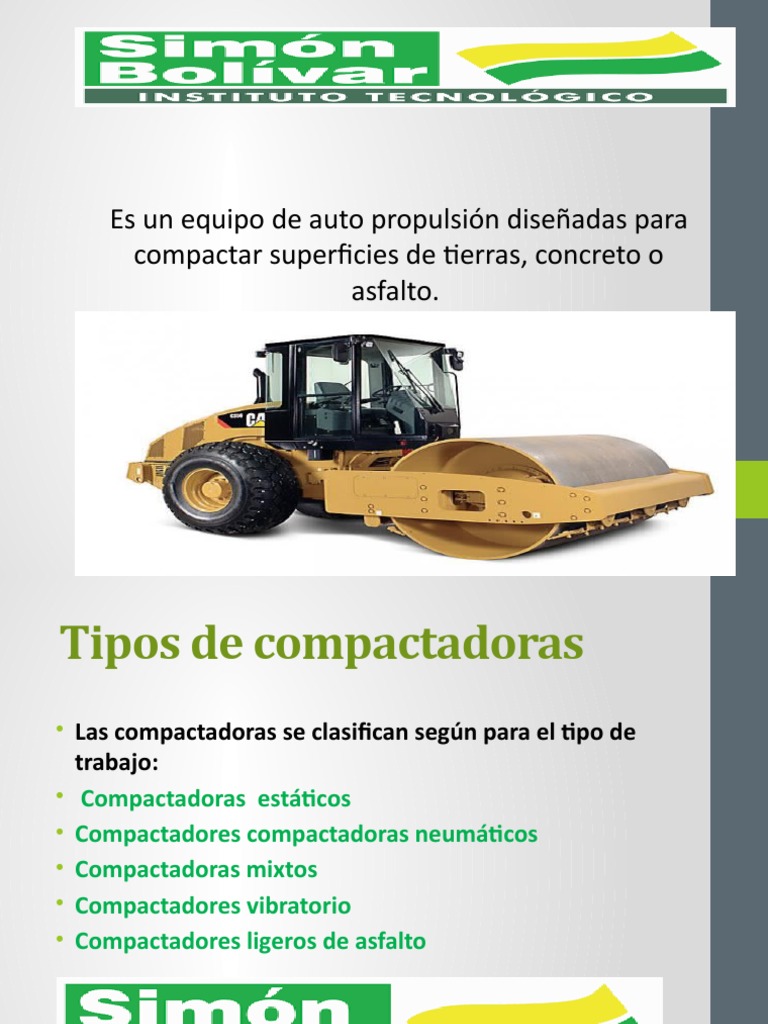 Compactadoras Diapositivas | PDF