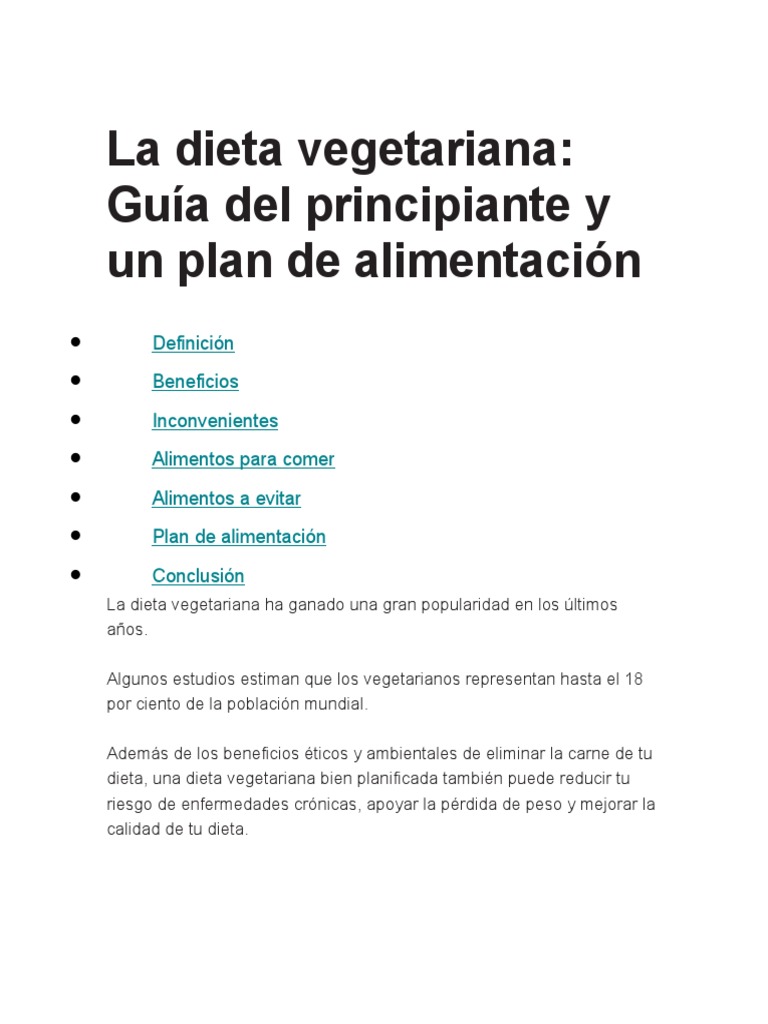 La Dieta Vegetariana | PDF | Vegetarianismo | Veganismo