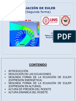 SESIÓN 04 - ECUACIÓN DE EULER (2da FORMA)