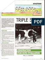 Triple Saut: Construction D'Un Outil D'Evaluation