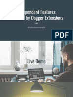 Independent Features - Powered by Dagger Extensions