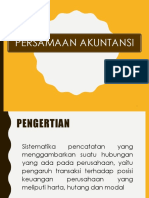 DASKUN - Pertemuan 3 Persamaan Akuntansi