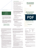 Instructivo Llenado Formato OP-5 Pasaporte | PDF | Pasaporte | México