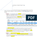 Orders, positions and deals in MetaTrader 5 explained ru