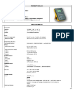 Form Spesifikasi: Detailed Specifications