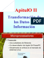 2.3 Procesamiento de Datos y El Computador A Lo Interno