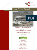 Excelsior Mining Corp. - Gunnison Copper Project - 01282016 - NI 43-101 Technical Report - PFS