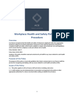 Ace Finance - Workplace Health and Safety Policy and Proced