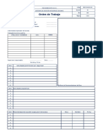 Formatos de Check List para Orden de Trabajo