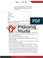 Surat Pernyataan Komitmen Peserta