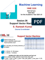 4-Support Vector Machine Code