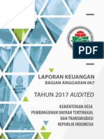 Laporan Keuangan KDPDTT TA 2017
