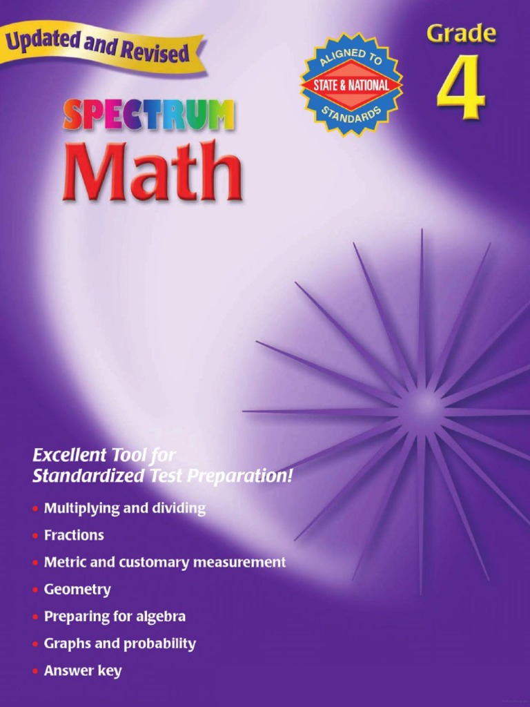 Spectrum Math Grade 4 | PDF