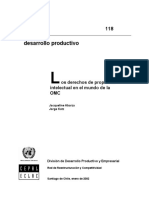 Cepal, Los Derechos de Propiedad en La OMC