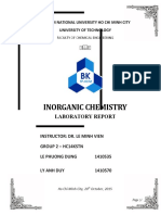 Inorganic Chemistry Lab Report