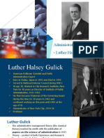 Administrative Management - Luther Halsey Gulick