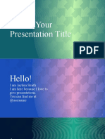 This Is Your Presentation Title