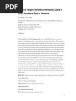 Infrared Target-Flare Discrimination Using A ZISC Hardware Neural Network