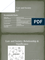 Course Name: Law and Society Course Code: 303: Recommended Books