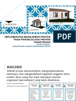 Implementasi Manajemen Proyek Pada RUMAH SEDERHANA SEHAT (Dwi Dinariana)