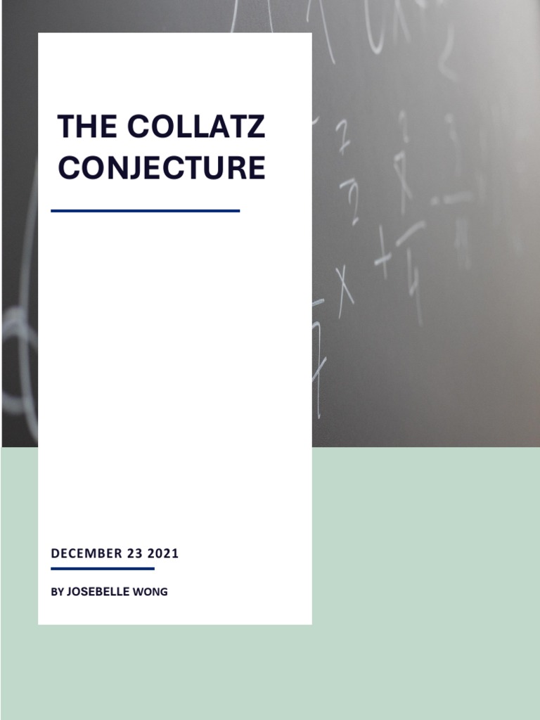 The Collatz Conjecture | PDF
