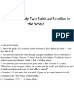There Are Only 2 Piritual Familie in Thi World
