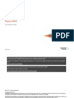 0625 Scheme of Work (for Examination From 2016)