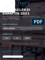 Pengumuman SNMPTN 2021