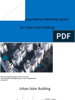 A GIS-based Energy Balance Modeling System For Urban Solar Buildings