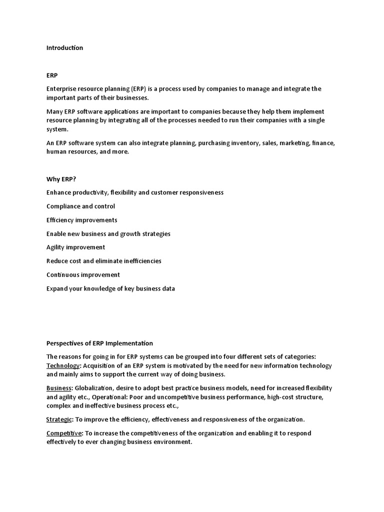 ERP Implementation at Tata Steel Ltd. | PDF | Enterprise Resource ...