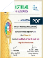 webinar c a mohamed zameer - e certificate - insights of erp