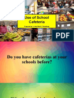 Use of School Cafeteria