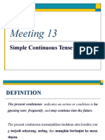 Present Continuous Tense Explained