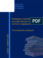 Rassegna Massimario Giurisprudenza Civile 1635182438