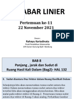 4 - PPT Pertemuan Ke-11 - Sudit Antara Dua Vekror Dan Keortogonalan - 22 Nov 2021