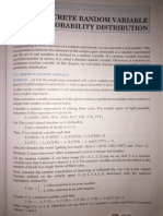 Probabilty Random Variable and PDF