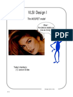 VLSI Design I - MOSFET Model
