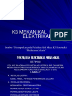 K3 Pekerjaan Mekanikel Elektrikel (ME)