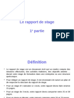 Cours Rapport de Stage Partie 1