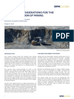 Perspectives: Practical Considerations For The Decarbonisation of Mining