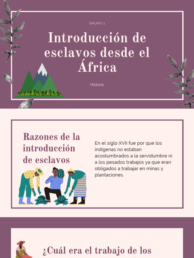 Llegada de africanos a Ecuador en el XVII | PDF | Esclavitud | África