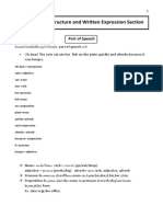 Grammar For Structure and Written Expression Section (TOELF ITP)