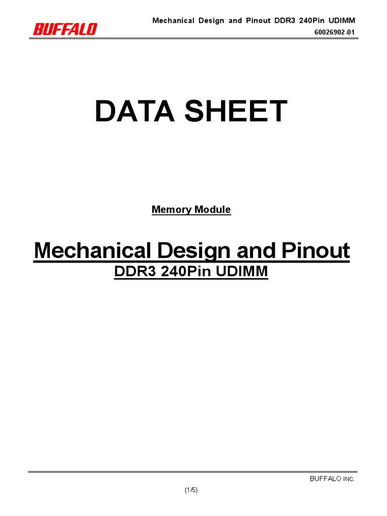 DDR3 240Pin UDIMM Design Guide | PDF | Théorie (échecs) | Échecs