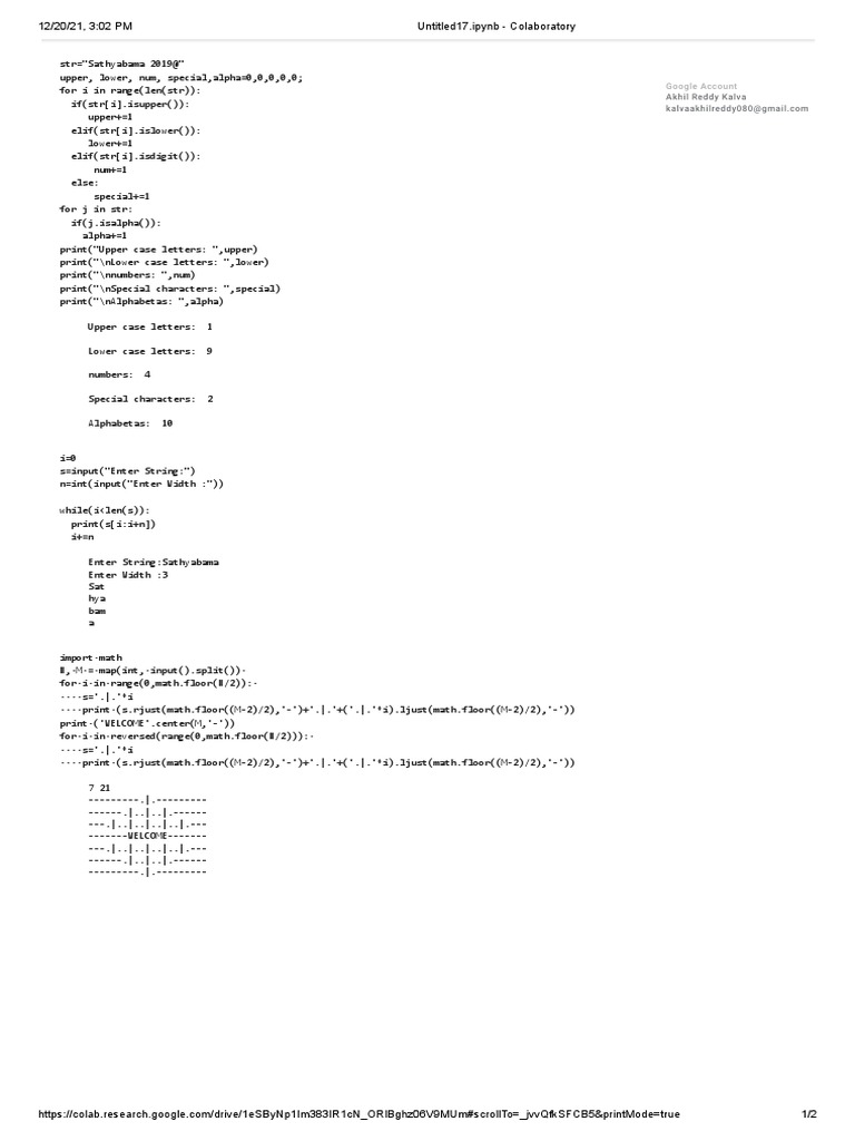 Python String Analysis and Formatting | PDF