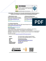 Measuring The Impact of Islamic Microfinance Product, Qarz-E-Hasna, On Poverty Alleviation in Hyderabad District